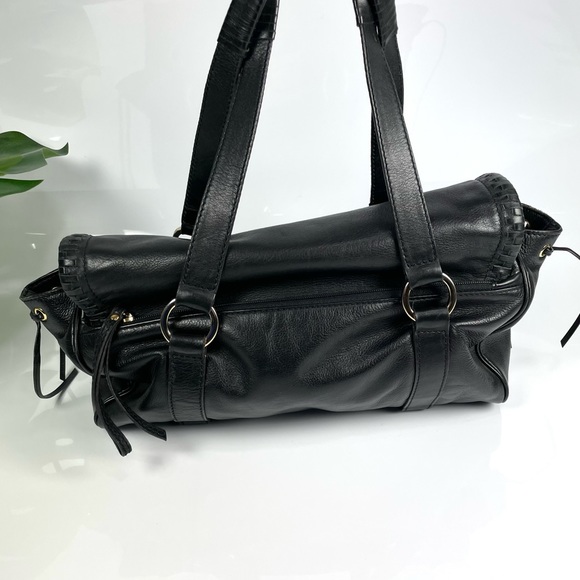 HYPE unstructured leather slouch bag - Picture 4 of 7